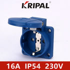 IP54 16 Ampère Blauwe Duitse norm voor industriële extra contactdoos