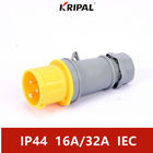 KRIPAL-de de Gediplomeerde IP44 16A 220V Industriële Stoppen en Contactdozen van Ce