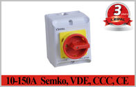 Semko, VDE, CCC, van de de Isolatorschakelaar van Ce IP65 2~5P 10A~150A de Roterende van de de Isolatieschakelaar Elektro Waterdichte schakelaar