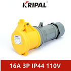 16 Amp 110V IP44 waterdichte enkelfasige connector IEC-norm