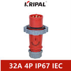 IP67 waterdichte Industriële CEI Standaard32a 4P van de Koppelingscombinatie