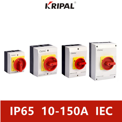 Standaard Waterdichte de Isolatorschakelaar IP65 10-150A 230-440V van CEI
