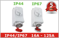 Vergaarbakken van de de Machtscontactdoos van IP44 IP67 de Industriële met Mechanische Koppeling